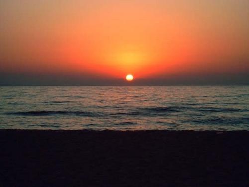 Zonsonder gang ( dit is in een strand bij Turkije)