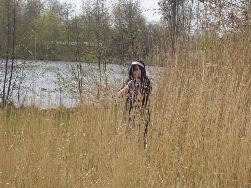 Tsja, in't riet. Was wel lol