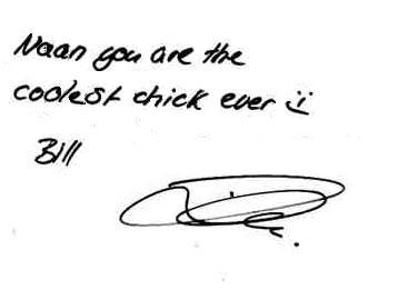 Bill vindt Naan leuk =D