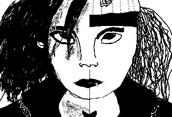 XD Bill & Tom K.  kbegon zo mooi die dreads te tekene totk mijn geduld verloor en zomaar wa in Tom z'n haar zat te krabbele XD 