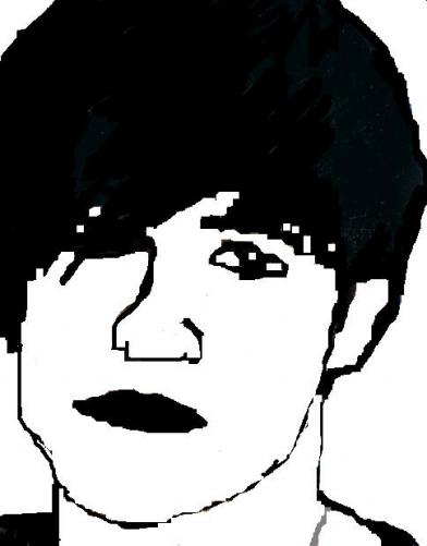 Pete wentz =D. op de foto die ik heb proberen te painten had die een grote puist die ik hylarisch vond en eigelijk ook wou opzette, maar dt vond ik zielig (A)