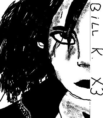 poging tot Bill in paint tekene :')