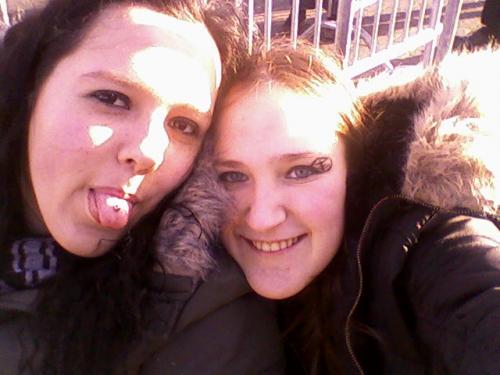 ik en me zus op 4 maart