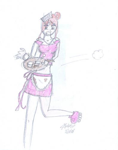 Stupid Waitresse    By TragedyOfABrokenRose