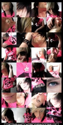 Strify + Roze T-shirt = Superseks.