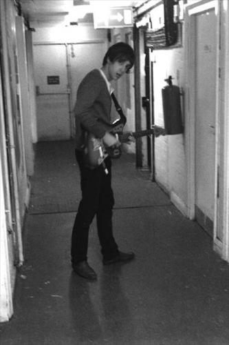 Miles Kane, Playing Guitar In The Corridor. <3