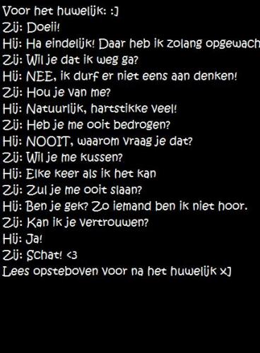 Huwelijks probleempje?