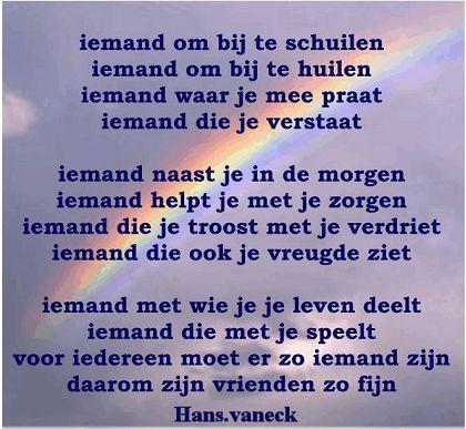 Vriendschaps Teksten