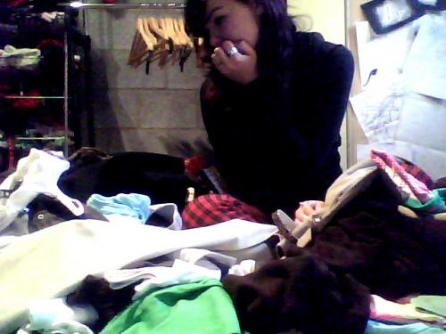 never know what to wear when I'm gonna see you...