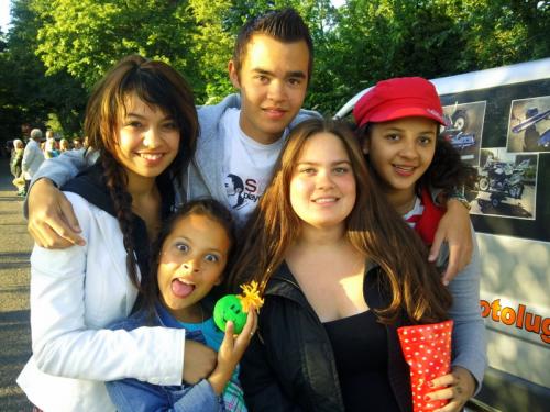 Ik, Tenu�, Devaney, Anouk en Nadege