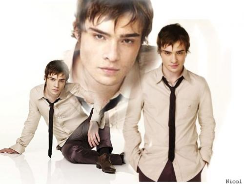 Chuck Bass / Ed Westwick. zelfgemaakt haha. aller1e blend dus niet perfect