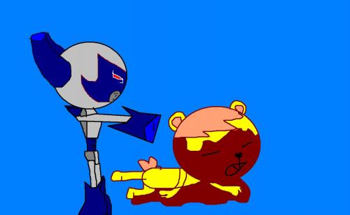 kijk ik ben vermoord door robotboy