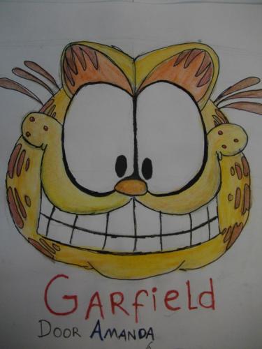zelf getekend! garfield