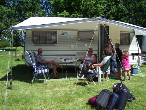 In Friesland kamperen.