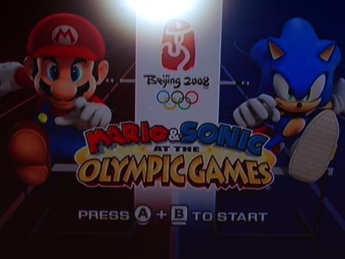 Mario en Sonic voor Wii.