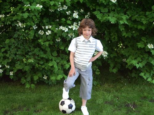 Ik voor mijn kommunie.