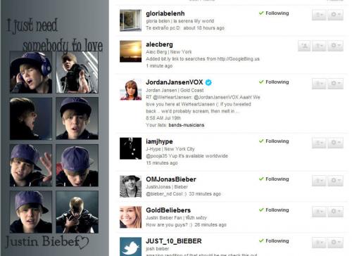 Jordan Jansen volgt me. - mijn followerslist