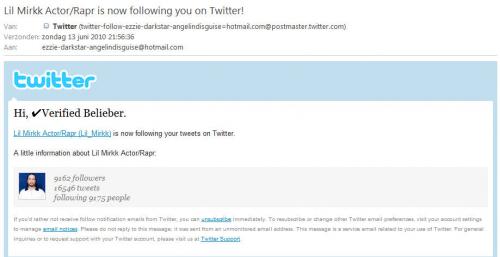 Lil Mirkk volgt me. - de mail
