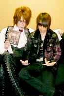 Kamijo en Kisaki van Kisaki's blog af >.<