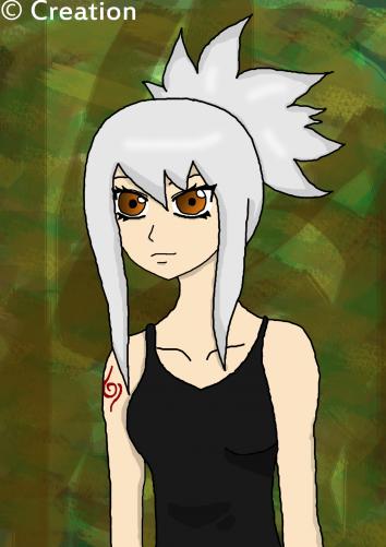 (Hatake May) Voor iemand die geen vertsand van photoshop heeft is dit wel redelijk gelukt...... Jeuj mijn eerste gephotoshopte tekening :D Mijn achtergrons suckt :D