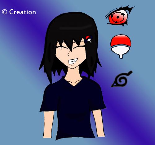 ;D Uchiha Ayame. (Eigen character) Tadaaaaa Horay voor scanner+photoshop!