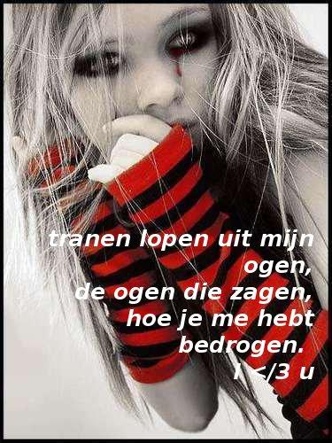 tranen (zelfgescheven)