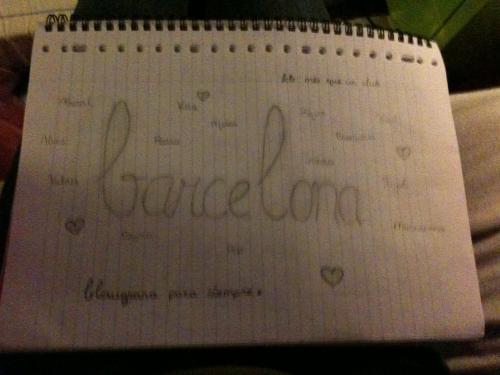 Omdat AMBER en ik Bar�a fans zijn. iloveyouuu