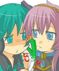 Megumi? Why are you slapping me with a prei?? O__O