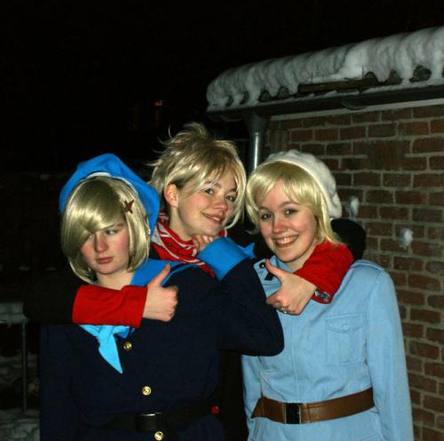 (van links naar rechts) Norway, Denmark en Finland hier 8D