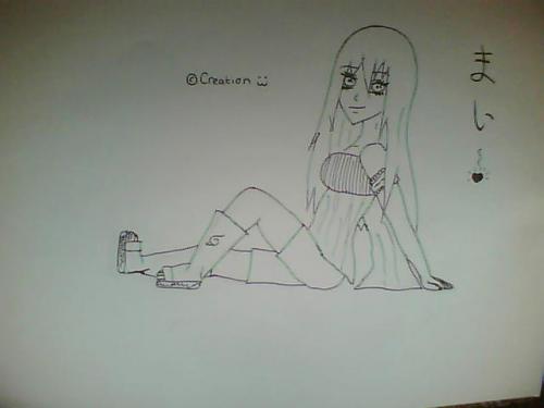 Dus.... je kent het.... Mijn oc ...May of Mai of.. whatever.... kijk in mijn stories en gij zult vinden. I suck at the female anatomy... Het spijt meee T^T