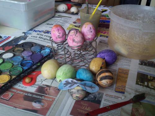 Paaseieren (Zelfgeschilderd)