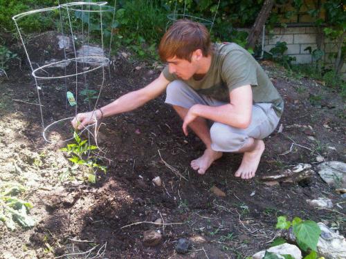 barefoot gardening (H)