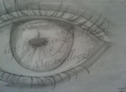 Mijn eerste oog :3