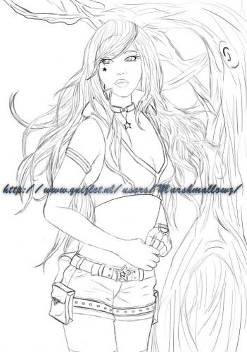 Yui - Tales Of A Frozen Heart - LineArt