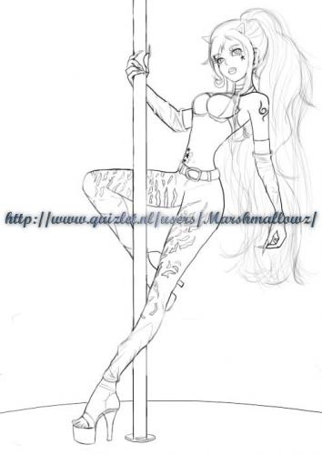 Kazumi - Halloween - LineArt