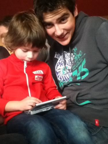 Looking up to his role model