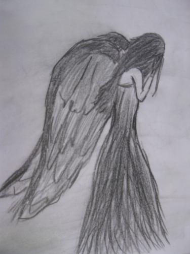 fallen lucinda met demone vleugels