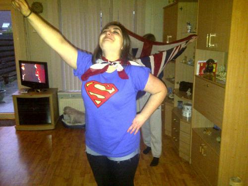 tijdelijke plaatsvervangster van superwoman