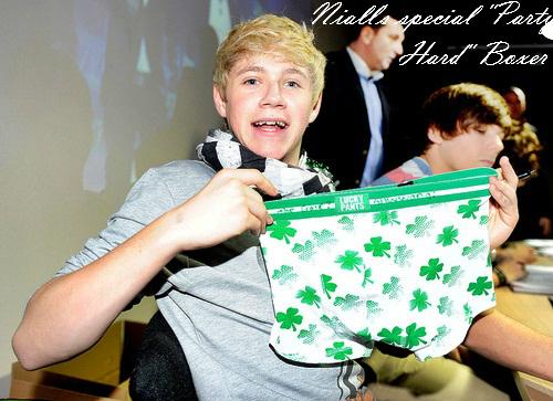 Niall's Special "Party Hard" Boxer. Just kidding ;D