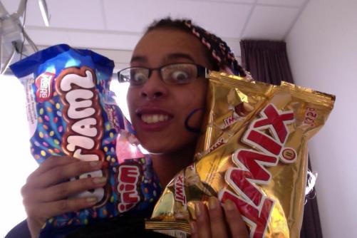 omdat je lekker veel mag snoepen al je in het ziekenhuis ligt