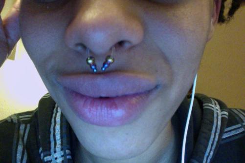 omdat mijn septum baas is...