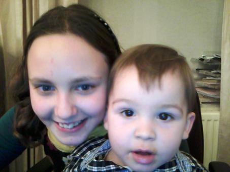 Ik en mijn neefje Arthur