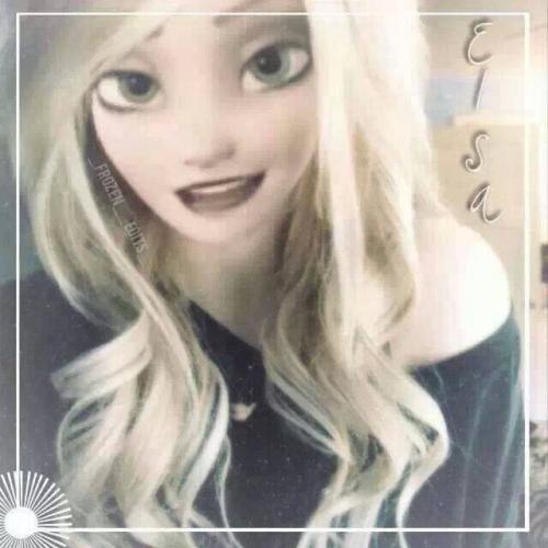 Elsa met losse haren