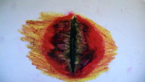een mislukt oog van Sauron