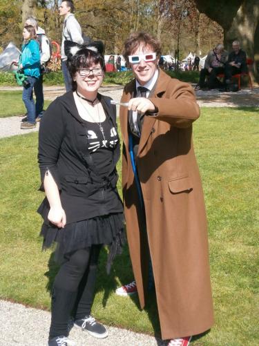 me and doctor who the tenth ^^