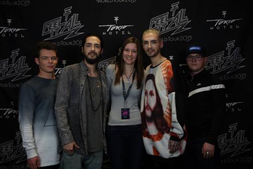 foto met de jongens! ze waren zo lief :D vooral Bill! feel it all world tour, great day package