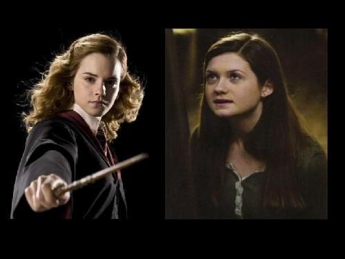 Hermelien Griffel en Ginny Wemel ( 2de pasfoto)