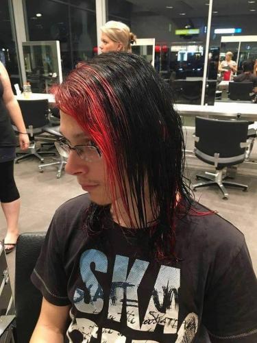 Mijn nieuwe haarkleur. XD