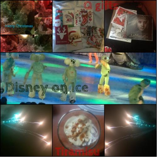 Winter 2016 impressie: Kerstkaart voor familie, Quizlet kerstkaarten en Secret Santa cadeau's, Disney on Ice, vuurwerk en zelfgemaakte stroopwafel tiramisu.